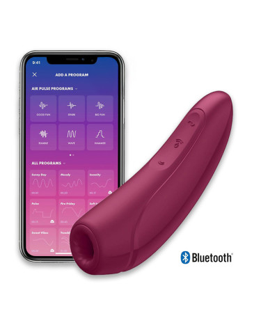 Вакуумний кліторальний стимулятор Satisfyer Curvy 1+ Rose Red