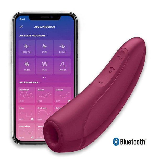 Вакуумний кліторальний стимулятор Satisfyer Curvy 1+ Rose Red