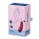Вакуумний кліторальний стимулятор Satisfyer Curvy 1+ Rose Red
