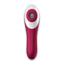 Clitoral vacuum vibrator Satisfyer Dual Crush Wine Red