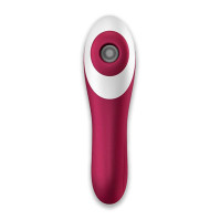 Клиторальный вакуумный вибратор Satisfyer Dual Crush Wine Red