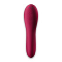 Clitoral vacuum vibrator Satisfyer Dual Crush Wine Red