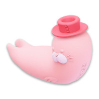 Вакуумний вібратор CuteVibe Franky Pink