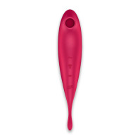 Вакуумний стимулятор Satisfyer Twirling Pro Plus Dark Red