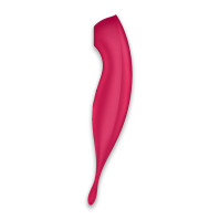 Вакуумний стимулятор Satisfyer Twirling Pro Plus Dark Red