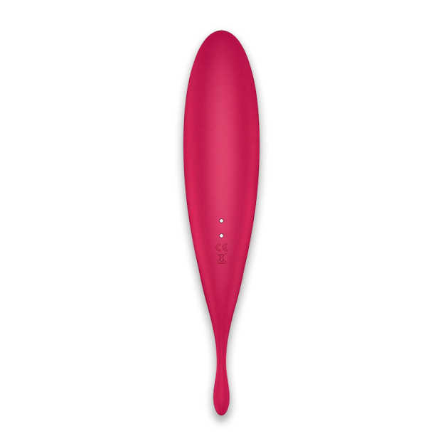 Вакуумний стимулятор Satisfyer Twirling Pro Plus Dark Red