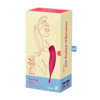 Вакуумний стимулятор Satisfyer Twirling Pro Plus Dark Red
