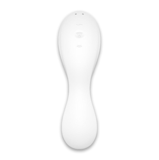 Вакуумный стимулятор с вибрацией Satisfyer Curvy Trinity 5 White