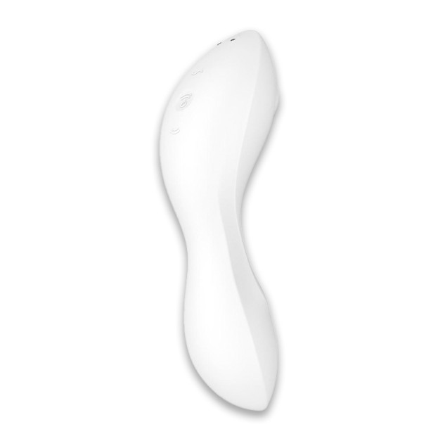 Вакуумный стимулятор с вибрацией Satisfyer Curvy Trinity 5 White
