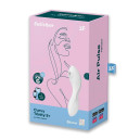 Вакуумний стимулятор з вібрацією Satisfyer Curvy Trinity 5 White