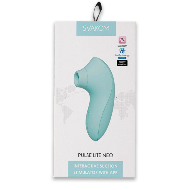Вакуумный стимулятор Svakom Pulse Lite Neo Seafoam Blue