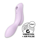 Vacuum Clitoral Stimulator Satisfyer Curvy Trinity 2 Violet