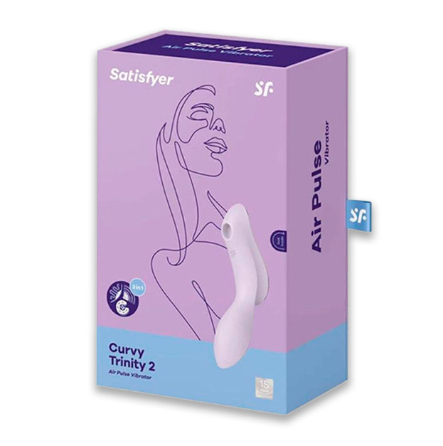 Вакуумный клиторальный стимулятор Satisfyer Curvy Trinity 2 Violet
