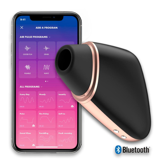 Вакуумный клиторальный стимулятор Satisfyer Love Triangle Black