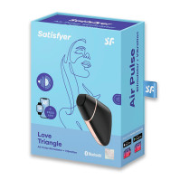 Вакуумный клиторальный стимулятор Satisfyer Love Triangle Black