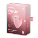 Вакуумний стимулятор Satisfyer Cutie Heart Light Red
