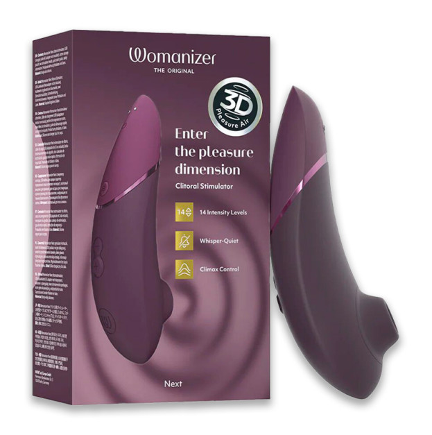 Вакуумний кліторальний стимулятор Womanizer Next Dark Purple