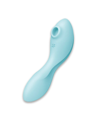 Вакуумний стимулятор з вібрацією Satisfyer Curvy Trinity 5 Blue