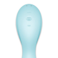 Вакуумний стимулятор з вібрацією Satisfyer Curvy Trinity 5 Blue