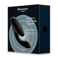 Вакуумний кліторальний стимулятор Womanizer Duo 2 Black