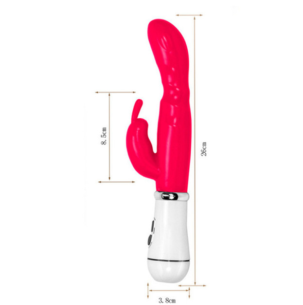 Вибратор Bunny USB розовый