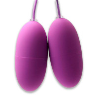 Double Vibrating Egg Purple