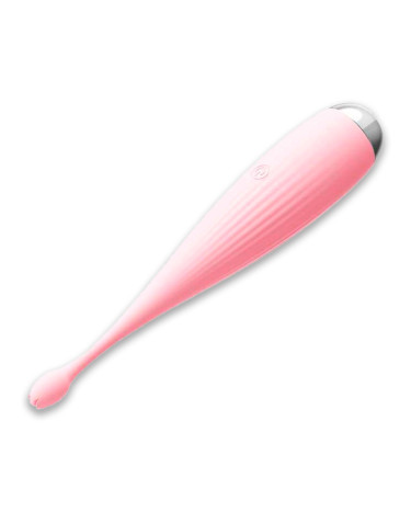 Вібратор для клітора і сосків Satisfyer Twirling Joy світло-рожевий