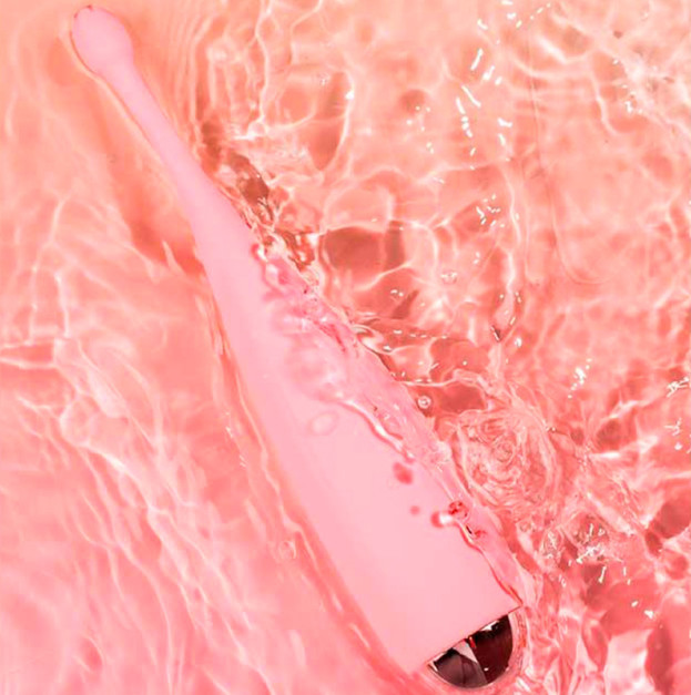 Вібратор для клітора і сосків Satisfyer Twirling Joy світло-рожевий