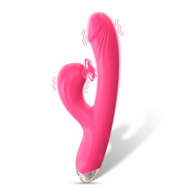 Vibrator womanizer for clitoris and G-spot Melo red