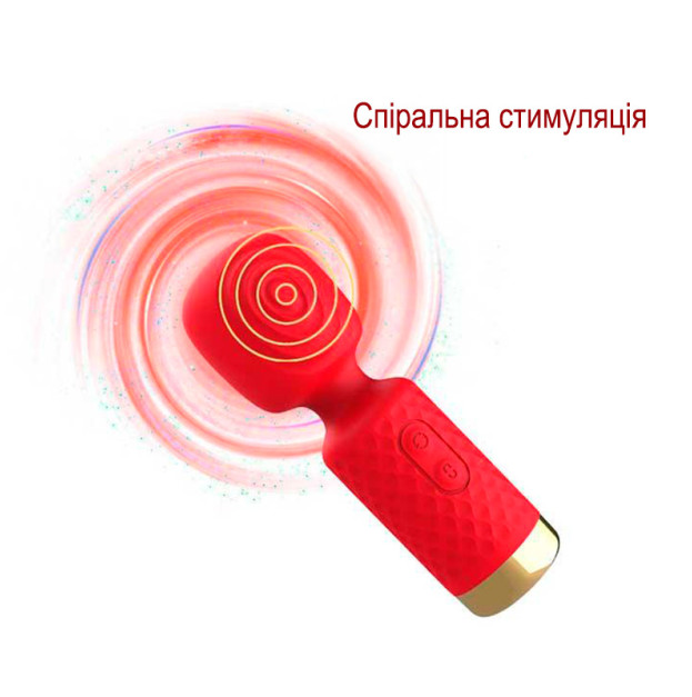 Mini vibrator for clitoris microphone red