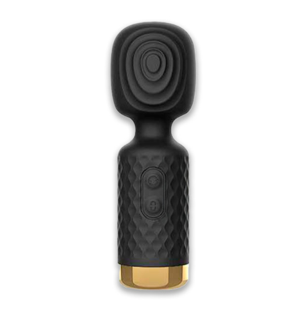 Mini vibrator for clitoris microphone black