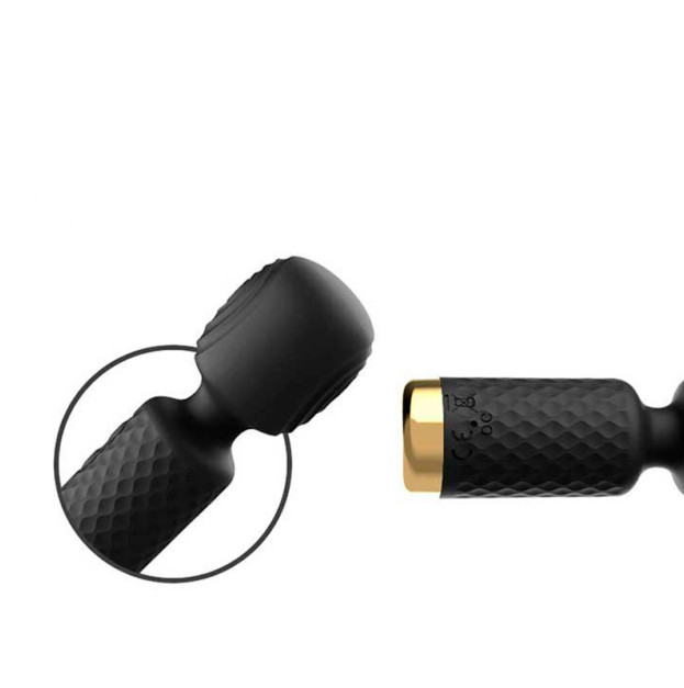 Mini vibrator for clitoris microphone black
