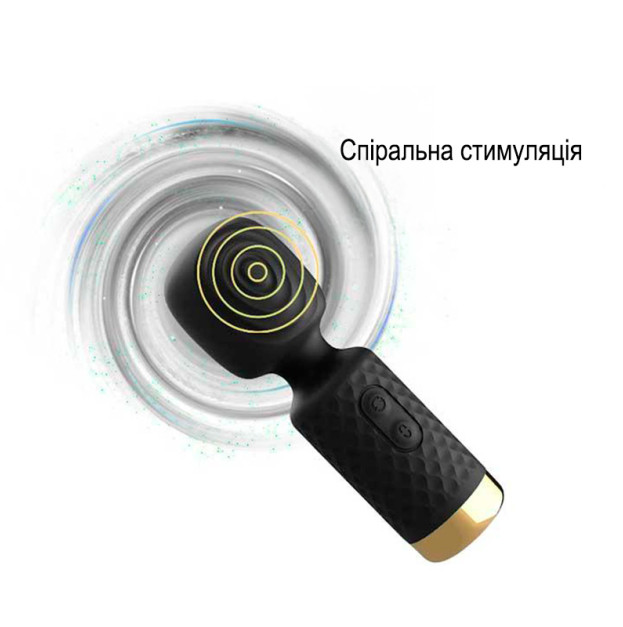 Mini vibrator for clitoris microphone black