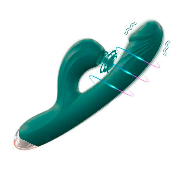 Vibrator womanizer for clitoris and G-spot Melo green