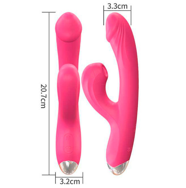 Vibrator womanizer for clitoris and G-spot Melo green