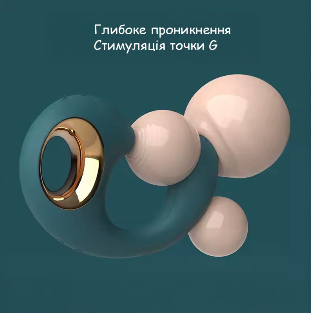 Клиторальный вакуумный вибростимулятор Dolphine Licker Vibe зеленый