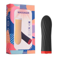Мінівібратор Rechargeable Silicone Touch чорний