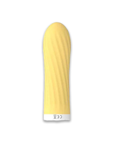 Минивибратор Rechargeable Silicone Touch желтый