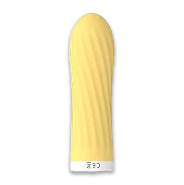 Мінівібратор Rechargeable Silicone Touch жовтий