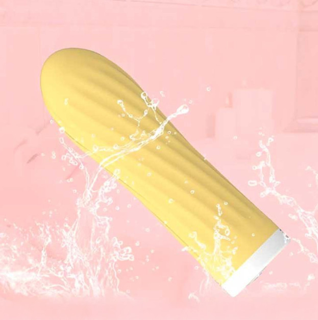 Мінівібратор Rechargeable Silicone Touch жовтий