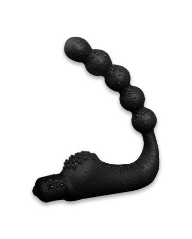 Anal Plug Prostate Massager with Vibration Narrow Balls Roger Five Black