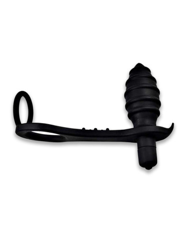 Unique vibrator for anal stimulation and prostate massage 10-frequency black