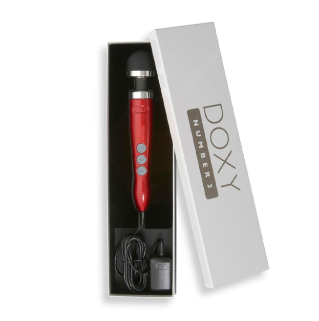 Вибромассажер DOXY Number 3 Candy Red