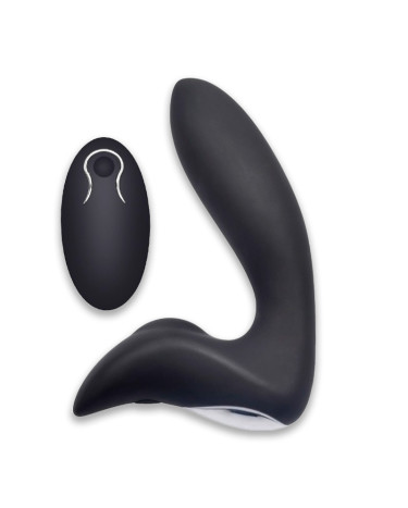 Prostate Stimulator with Remote Control Black
