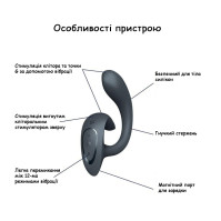 Вібратор Satisfyer G for Goddess 1 Dark Grey