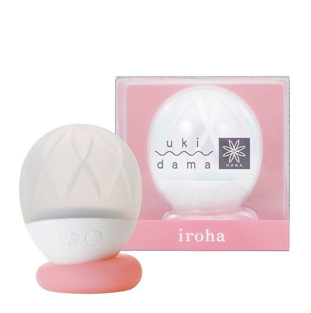 Vibrating massager and night light in one IROHA Ukidama Hana