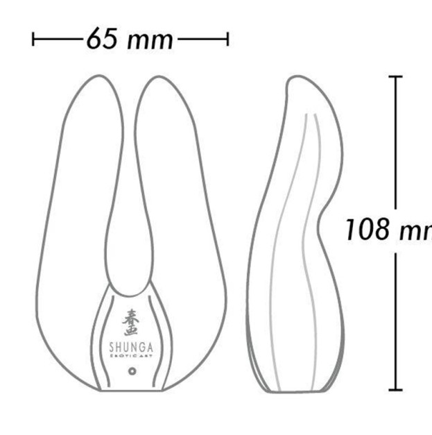 Вібромасажер Shunga Aiko Intimate Massager Black