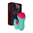 Вібратор у трусики FairyGasm HeartGem Green