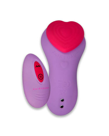 Вибратор в трусики FairyGasm HeartGem Violet