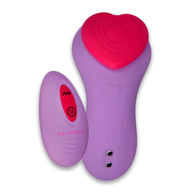 Вибратор в трусики FairyGasm HeartGem Violet